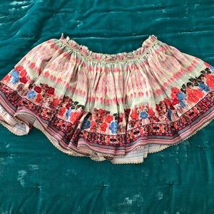 Anthropologie Strapless Shirt